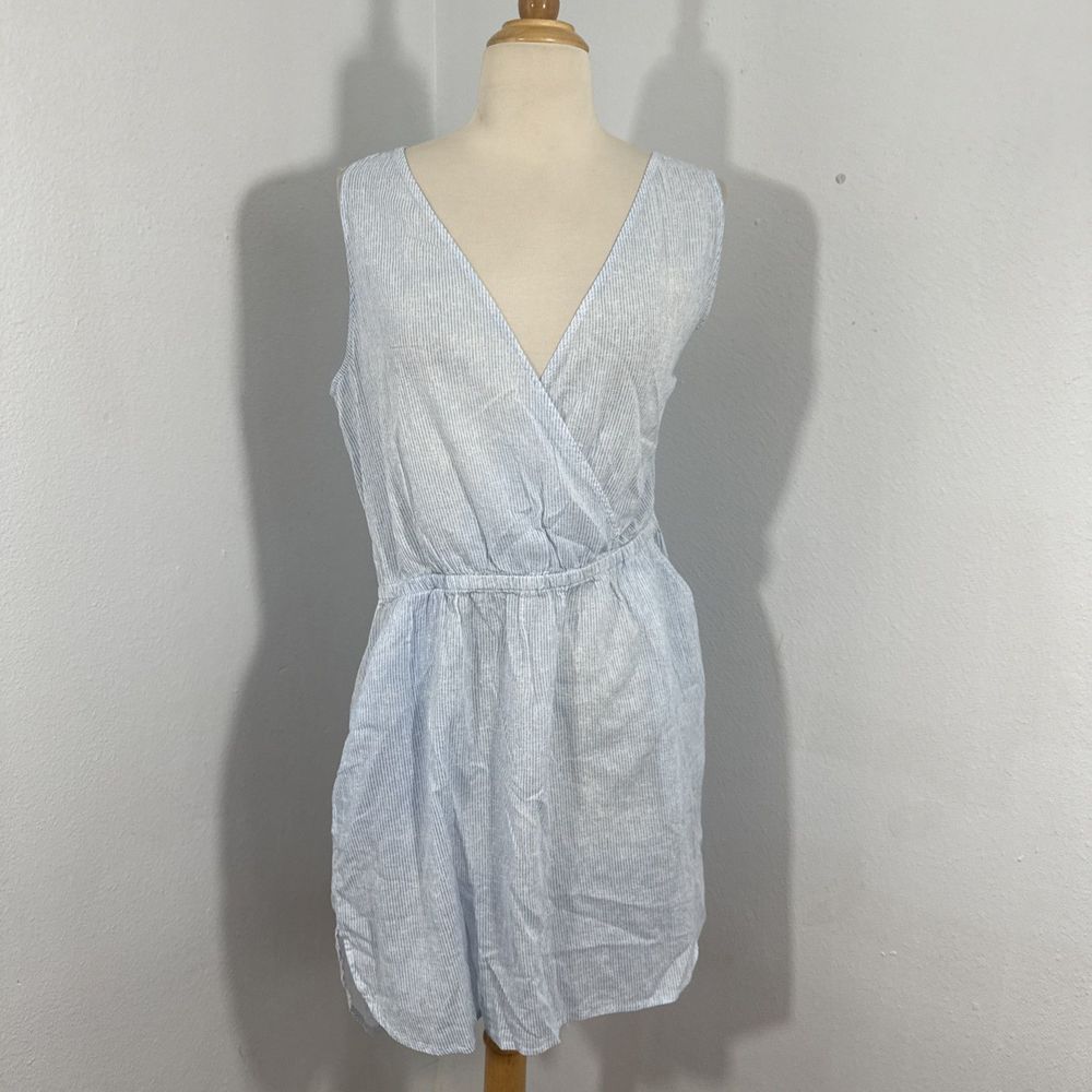 Carve Designs Mini Dress Women Medium Stripped Beach Cover Up Vacation